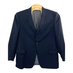 Fumagalli Men’s‎ 3 Button Black Wool Suit Blazer Sports Coat 48R